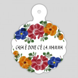 TAGLIERE IN CERAMICA - FIORE